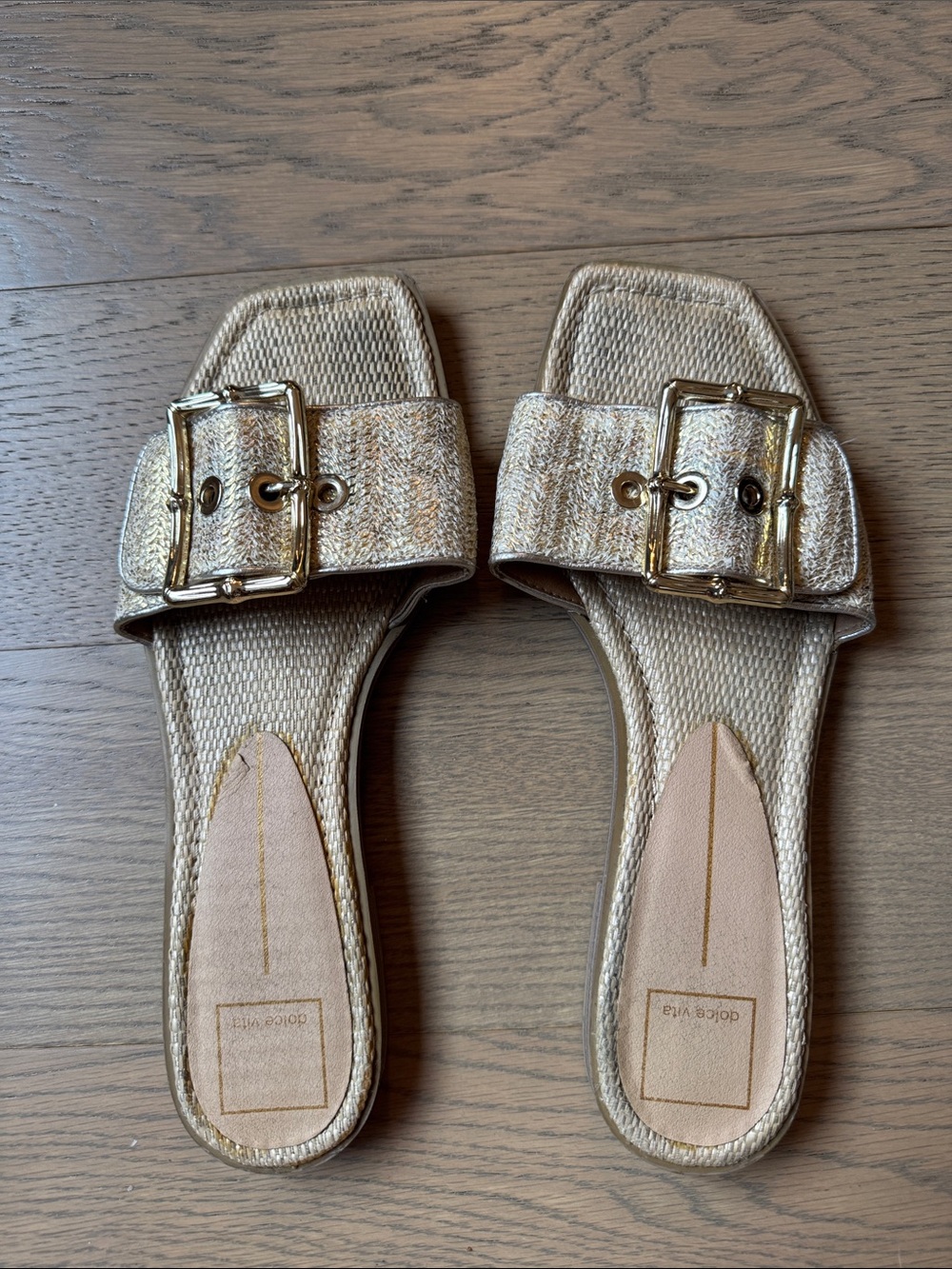 Dolce Vita raffia sandals